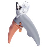 Cumpara ieftin Cleste tip ghilotina pentru animale Peti Comfy, marire 5x, cu luminare, Oem