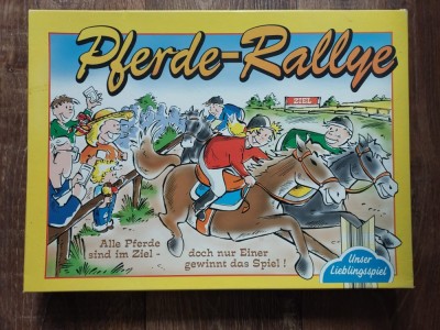 (T) Joc de societate Pferde-Rallye / Raliul cailor &amp;ndash; Unser Lieblinsspiel (2&amp;ndash;5 jucători, 8+ ani), board game foto