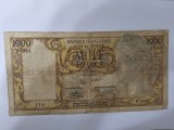 Algeria 1000 Francs 1956 Rara