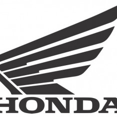 Sticker Moto Honda 12x10cm Negru Stanga