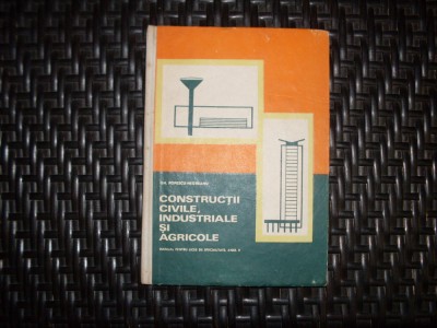 Constructii Si Tehnologia Lucrarilor De Constructii - Gh. Popescu-negreanu , 20668 foto