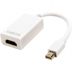 Adaptor Logilink CV0036A miniDisplayPort Male - HDMI Female v1.1a 0.1m alb foto