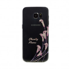 Carcasa Fashion Samsung Galaxy S6 Edge Charming Flowers foto