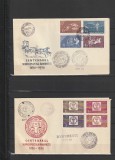 RO - FDC - CENTENARUL MARCII POSTALE ROMANESTI DANT ( LP 463 ) 1958 ( 2 DIN 2 )