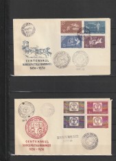 RO - FDC - CENTENARUL MARCII POSTALE ROMANESTI DANT ( LP 463 ) 1958 ( 2 DIN 2 )