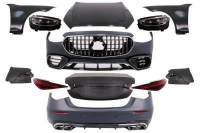 Kit Exterior Complet Mercedes S-Class W221 (2005-2013) Conversie Completa la W223 S63 Design Performance AutoTuning foto