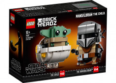 LEGO Brick Headz - Mandalorian si Copilul 75317 foto