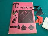 TANGRAM *CARTE-JOC* DECUPAT ȘI ASAMBLAT / JECO/ ANII 1980 *