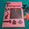 TANGRAM *CARTE-JOC* DECUPAT ȘI ASAMBLAT / JECO/ ANII 1980 * 6