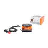 Girofar auto Automax 12V/ 24V, orange cu bec LED, fixare magnetica, 45 Led-uri