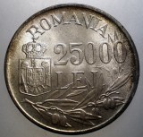 R.171 ROMANIA MIHAI I 25000 LEI 1946 XF/AUNC, Argint