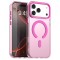 Husa MagSafe pentru Apple iPhone 17 Pro Max, Techsuit, CandyCase, Roz