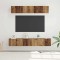vidaXL Set dulap TV 5 pcs Lemn vechi Standard Mediu Lemn compozit