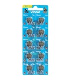 Set 10 baterii alcalina Mini Vinnic G8 / AG8 / LR55 / LR1120