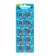 Set 10 baterii alcalina Mini Vinnic G8 / AG8 / LR55 / LR1120