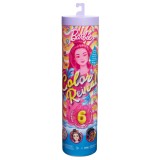 Papusa surpriza Barbie, Color Reveal Rainbow, 6 surprize, HRK06