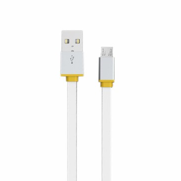 CABLU DE DATE FAST EMY MY-444 (14455) 1M, MICRO USB ALB BLISTER foto