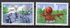 ELVETIA 1987, EUROPA CEPT, serie neuzata, MNH foto
