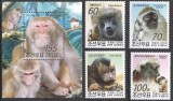COREEA DE NORD 2004 FAUNA MAIMUTE, Nestampilat