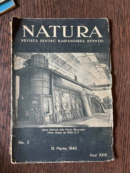 Natura Nr. 3. 15 martie 1940 Anul XXIX