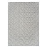 Covor Premium Model DYWAN ARCO GRAY, Gri, Marime 160 x 230 cm, Tesatura Plata, Poliester, Bumbac, Antiderapant, Antialergic, Living, Dormitor, Sufrage