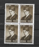 ROMANIA 1957 - 80 DE ANI DE LA NASTEREA LUI ADY ENDRE, BLOC , MNH - LP 446