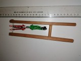 JUCARIE VECHE CLAUN ACROBAT - HANDMADE
