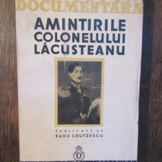 Amintirile colonelului Lăcusteanu