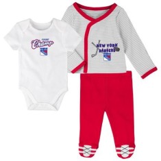 New York Rangers body de copii 3 Piece Set - Batole 0-3 Měs&iacute;ce