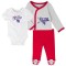 New York Rangers body de copii 3 Piece Set - Batole 6-9 Měs&iacute;ců