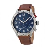 Tommy Hilfiger 1791066, Trent Ceas Bărbați 46mm Cronograf Baterie cu Curea din Piele Maro