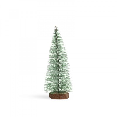 Mini decor: pin artificial &amp;icirc;nzăpezit - 15 cm foto