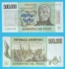 Argentina 500.000 Pesos 1980-82 &#039;Fundacion de Buenos Aires&#039; UNC p#309