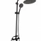 Coloana de dus MIXXUS SUS-003-J BLACK 20 cm baterie si para, monocomanda, furtun flexibil Innovative ReliableTools