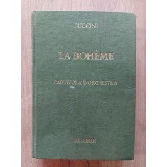 Giacomo Puccini La Boheme Partitura d&#039;orchestra