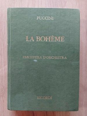 Giacomo Puccini La Boheme Partitura d&amp;#039;orchestra foto