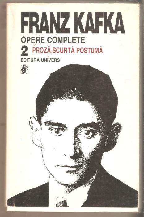 Franz Kafka-Opere complete vol.2