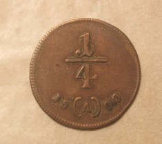 AUSTRIA 1/4 KREUZER 1800 A /CONDITIE FOARTE BUNA , RAR