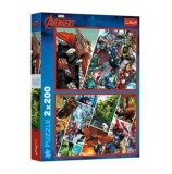 Cumpara ieftin Puzzle Trefl Marvel Avengers - Aparatorii Lumii, 2 x 200 piese