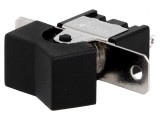 Comutator Rocker SPDT ON-(ON) 3A/250VAC Negru