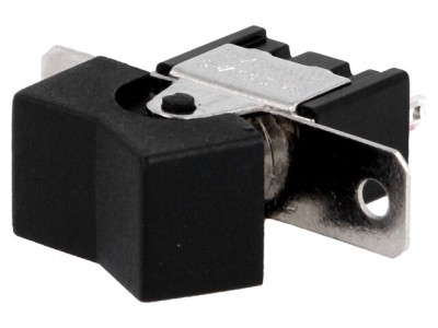 Comutator Rocker SPDT ON-(ON) 3A/250VAC Negru foto