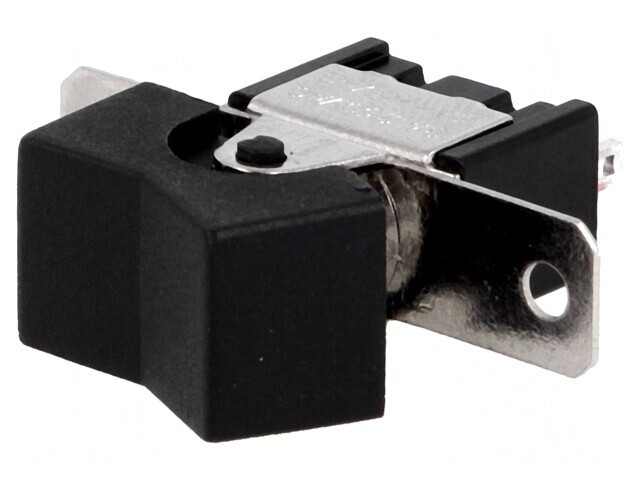 Comutator Rocker SPDT ON-(ON) 3A/250VAC Negru