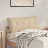 vidaXL Perna pentru spate Crem 100 x 19 x 50 cm țesătură 42014751