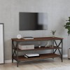 VidaXL Comodă TV, stejar maro, 100x40x50 cm, lemn prelucrat