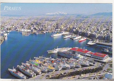 bnk cp Grecia - Portul Pireu - necirculata foto