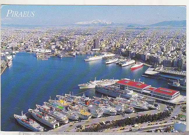 bnk cp Grecia - Portul Pireu - necirculata