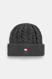 Tommy Jeans căciulă culoarea gri, AM0AM13670
