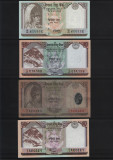 Set Nepal 4 x 10 rupees diferite, Asia