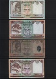 Set Nepal 4 x 10 rupees diferite, Asia