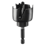 Bosch 2609256D03 - Carota pentru lemn 38 mm tija hexagonala adaptor cu burghiu de centrare
